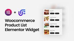 WooCommerce Product List Addon For Elementor