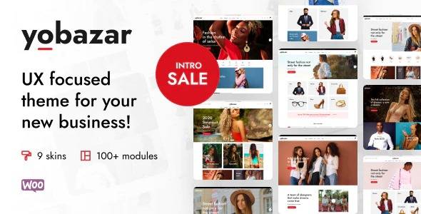 Yobazar v1.3.2 – Elementor WooCommerce WordPress Theme