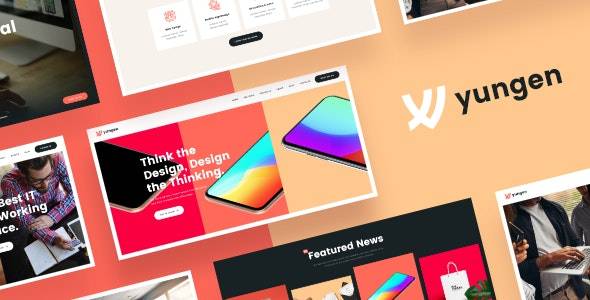 Yungen v1.0.6 Modern Digital Agency Business WordPress Theme Download