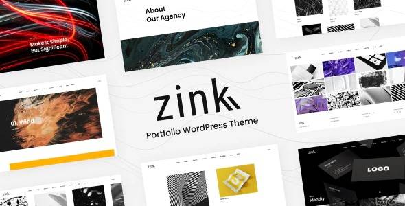 Zink portfolio elementor wordpress theme download