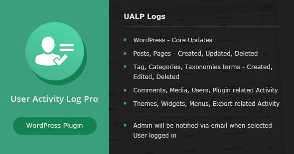 User Activity Log PRO for WordPress v2.3.4