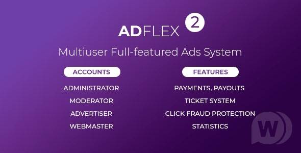 AdFlex v.2.0.4 – Multiuser Full featured Ads System Download