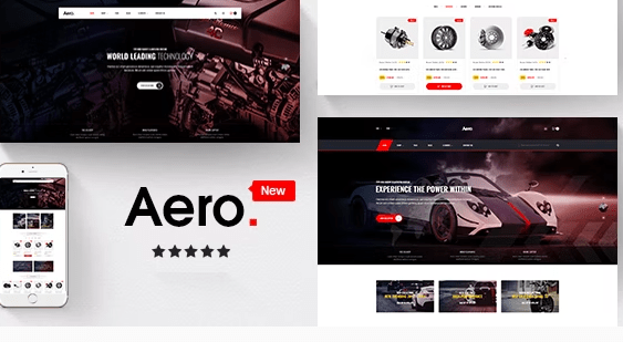 Aero Car Accessories Responsive Magento Theme