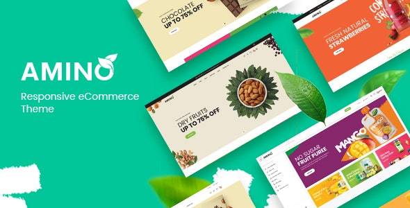 Amino Organic & Multipurpose OpenCart Theme