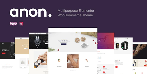 Anon v2.2.10 Multipurpose Elementor WooCommerce Theme Download