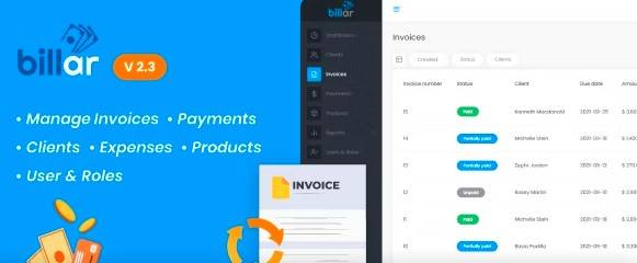 billar invoice management system