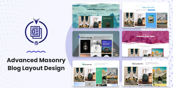 Advanced Masonry Blog Layout Design v1.0 WordPress Plugin Download