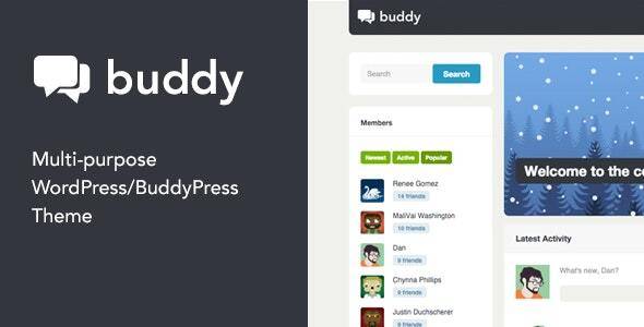 Buddy Theme v2.22.2 – Simple WordPress & BuddyPress Theme