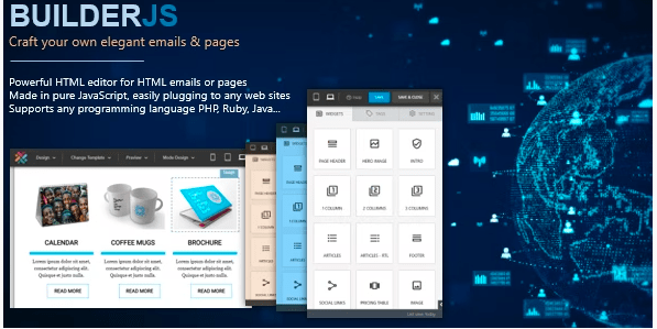 BuilderJS - HTML Email & Page Builder