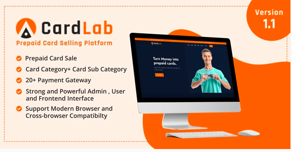 CardLab v1.1 – Prepaid Card Selling Platform