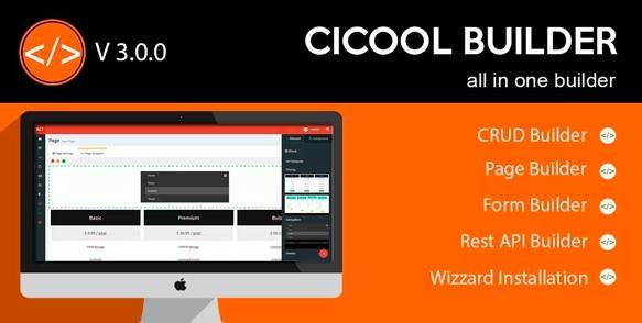 Cicool v3.4.4 – Page, Form, Rest API and CRUD Generator