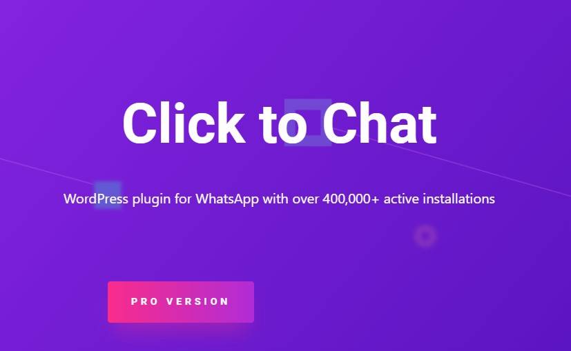 Click to Chat Pro v3.25 + v1.10 (Updated) Unlimited Websites WordPress Plugin Download