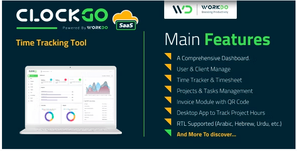 ClockGo SaaS - Time Tracking Tool