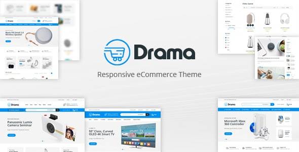 Drama v1.0 – Responsive OpenCart Theme (Included Color Swatches)