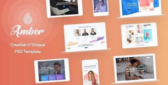 Amber Six Creative and Multipurpose WordPress Theme