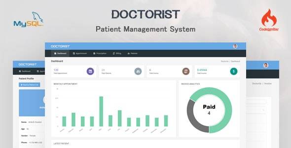 Doctorist Patient Management System Php Script Download