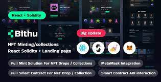 Bithu - NFT Minting/Collection with Smart Contract (React JS+Solidity)