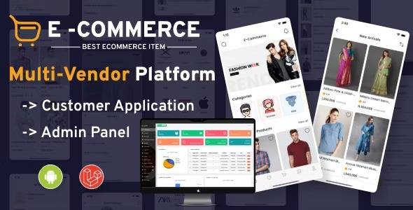 eCommerce v3.0 – Multi vendor ecommerce Android App with Admin panel (Updated)