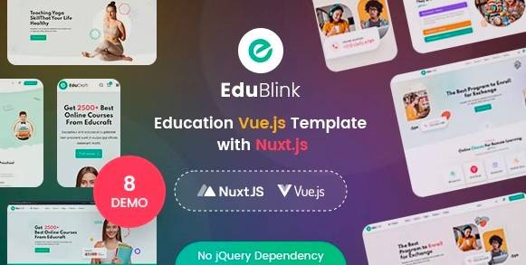 edublink Education VueJS Template