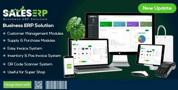 ERP v10.0 – Business ERP Solution / Product / Shop / Company Management | CodeIgniter