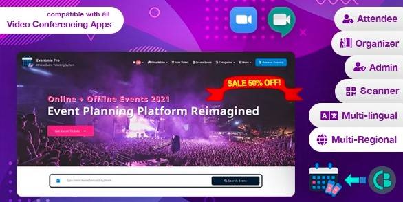 Eventmie Pro v1.8 – Online-Offline Event & Classes Ticket Selling & Management Multi-vendor Platform | Laravel