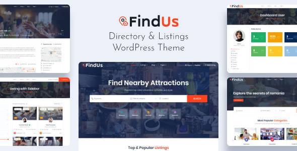 Findus v1.1.46 – Directory Listing WordPress Theme