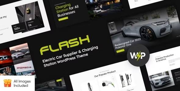 Charging Station WordPress Theme Car Supplier