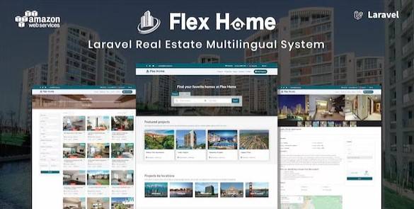 flex home Laravel Real Estate System