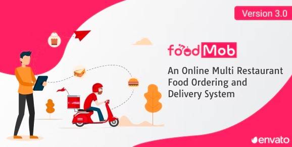 FoodMob v3.0 – An Online Multi Restaurant Food Ordering and Delivery System with Contactless QR Code Menu