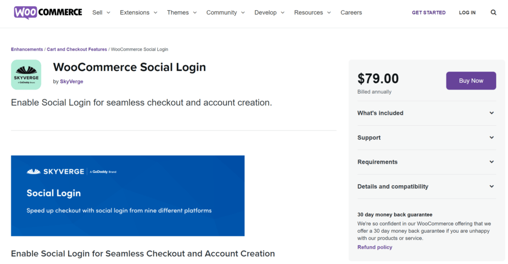 free download WooCommerce Social Login nulled