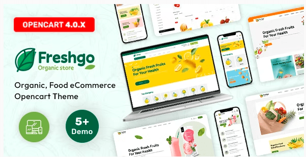 FreshGo v3.0 – Organic & Supermarket Opencart Food Store