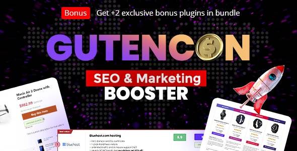 Gutencon v5.5 – Marketing and SEO Booster, Listing and Review Builder for Gutenberg