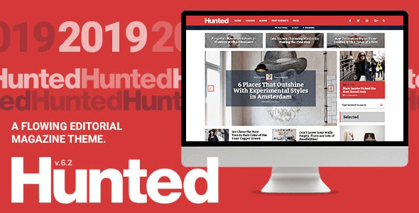 Hunted WordPress Theme A Flowing Editorial Magazine Theme