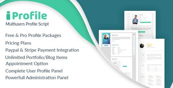 iProfile v.1.6 – Multiuser Profile & Resume Php Script (SASS) Download