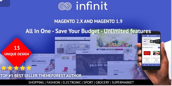 Infinit Multipurpose Responsive Magento and Theme