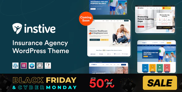 Instive v1.2.3 – Insurance WordPress Theme Download