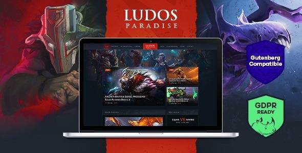 ludos paradise gaming wordpress theme Nulled