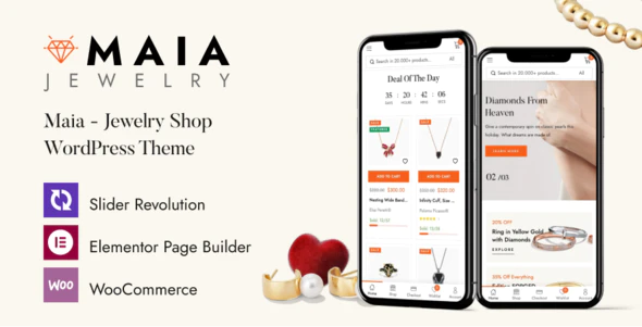 Maia v1.0.16 – Jewelry Shop WordPress Theme Download