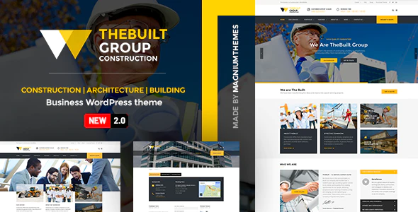 TheBuilt v2.6.2 Construction and Architecture WordPress theme Download