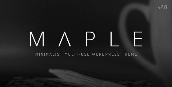 Maple v5.1.3 – Clean Minimal Multi-Purpose WordPress Theme Download