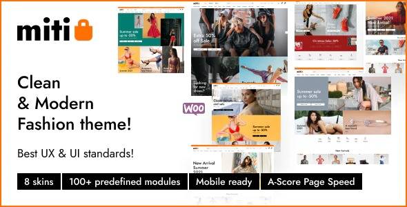 Miti v1.1.7 – Elementor Fashion WooCommerce Theme