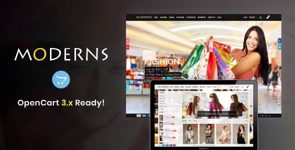 Moderns v3.3 – OpenCart Theme