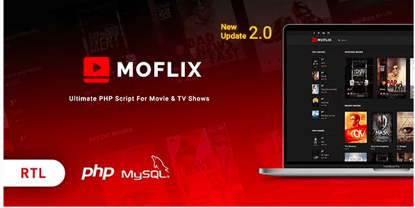 MoFlix - Ultimate PHP Script For Movie & TV Shows