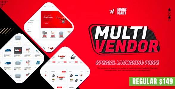 Multi Vendor v1.6 – AmazCart Laravel Ecommerce System CMS