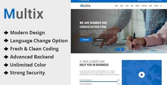 Multix Multipurpose Website CMS with Codeigniter