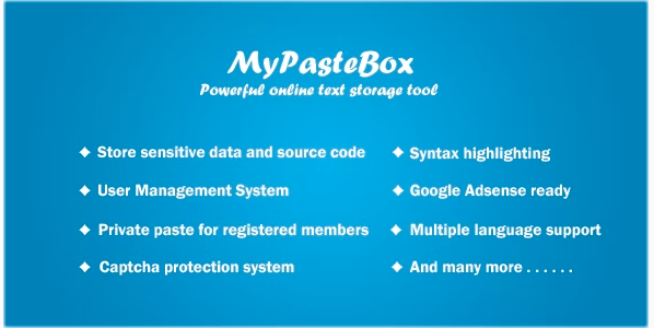 MyPasteBox - Powerful paste tool