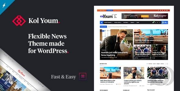 Kolyoum v2.4.1 – Newspaper Magazine News BuddyPress AMP (Updated)