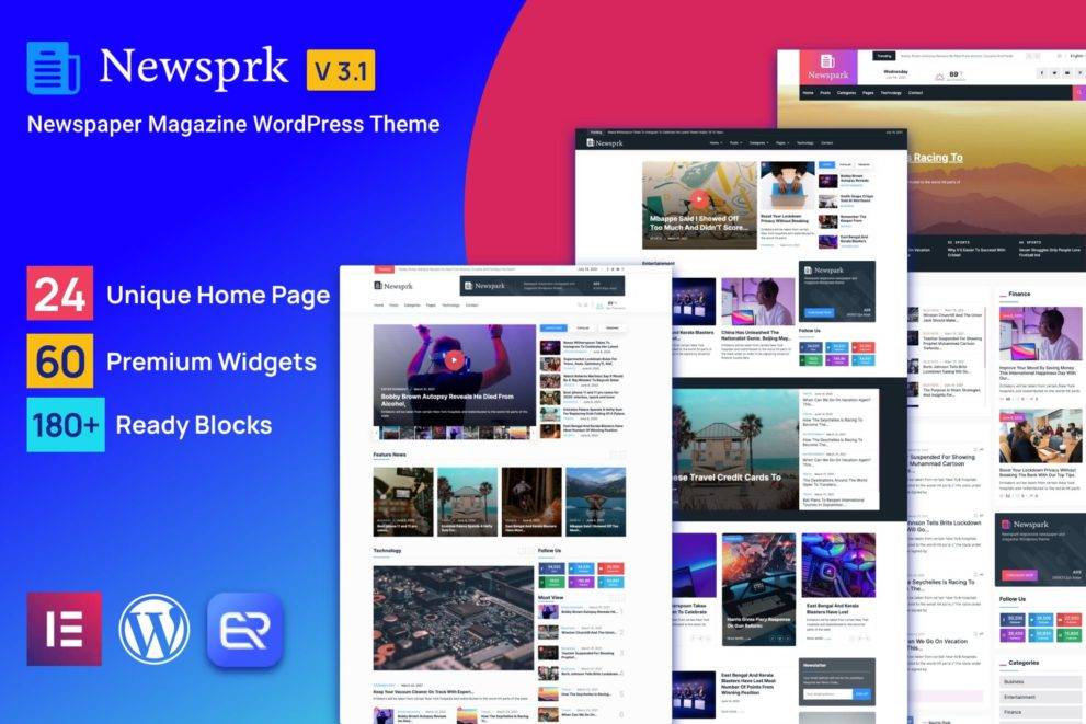 Newsprk v6.1.0 – Newspaper WordPress Theme Download