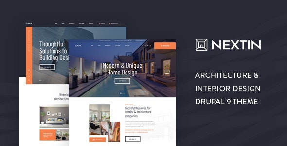 Nextin v1.0 – Architecture & Interior Design Drupal 9 Theme