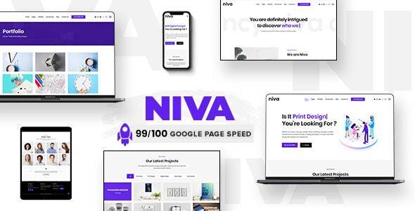 Niva v2.0.1 – Creative Agency WordPress Theme Download